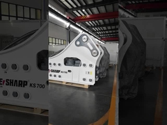 KS700 ประเภทด้าน ไฮดรอลิก Breaker มม กว้าง Chisel เหมาะสม ~ ตัน Excavator