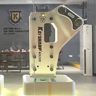 คุณภาพ  KS220 Side Type Hydraulic Breaker 140mm Chisel Diameter 400-550bpm for 20-27 Ton Excavator โรงงาน