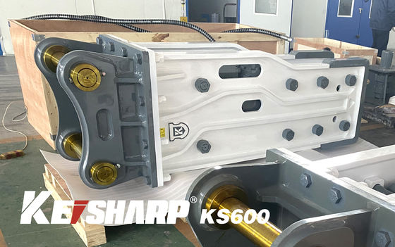 คุณภาพ  KS600 Top Type Hydraulic Breaker 205mm Chisel Diameter For 55-65 Ton Excavator โรงงาน