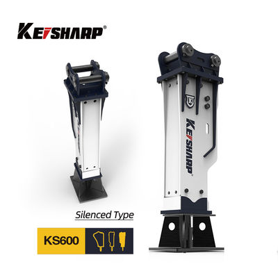 คุณภาพ  For 55-65 Ton Excavator KS600 Box Type Hydraulic Breaker 205mm Chisel Diameter โรงงาน