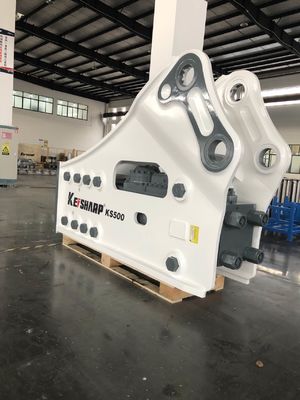KS500 ไฮดรอลิก Excavator Breaker Side ประเภท 195mm กว้างกระดาน