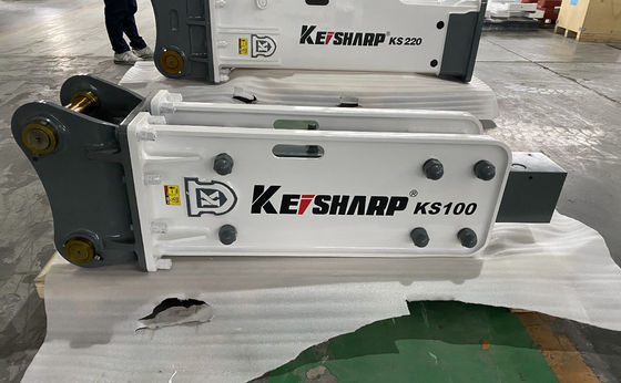 เครื่องขุด KS100 เครื่องบดหินแบบไฮดรอลิก เครื่องบดหินชนิดบน กว้าง 75 มม