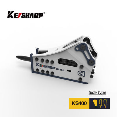 KS400 ไซด์ประเภท 175mm Chisel Hydraulic Breaker สําหรับเครื่องขุด