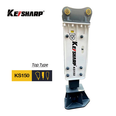 KS150 เครื่องขุดไฮดรอลิก เครื่องบดคอนกรีตชนิดบนสําหรับโลหะ / ทางด่วน