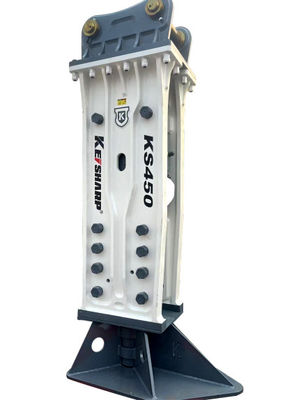 KS450 Excavator Hydraulic Breakers เครื่องตัดหุ้มแบบสูงสําหรับโครงการถล่มภาระหนัก