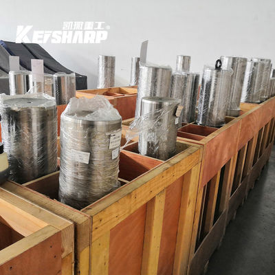 เครื่องขุด เครื่องตัดไฮดรอลิก พิสตัน วัสดุเหล็กท่อ KS100 KS120 KS150