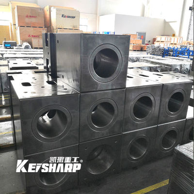 หัวกระบอกหน้าเครื่องยนต์ สําหรับ KS80 KS100 KS120 HHdraulic Breaker อะไหล่