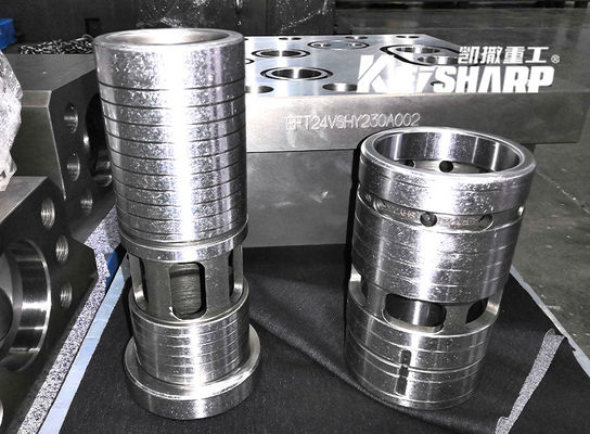 โลหะเหล็กเหล็กเหล็กไฮดรอลิก Breaker Valve Sleeve มาตรฐาน / ปรับแต่ง