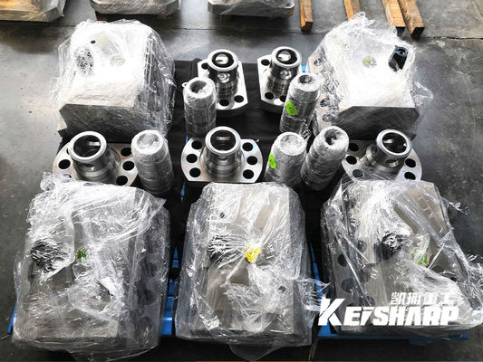 อุปกรณ์ excavator Hydraulic Hammer Valve Assembly / Hydraulic Breaker Spare parts ISO ยอมรับ