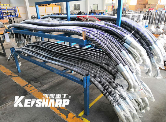Excavator ไฮดรอลิก Rock Breaker Piping Kit Pipe Clamp ไฮดรอลิก น้ํามันลําเลียงท่อ