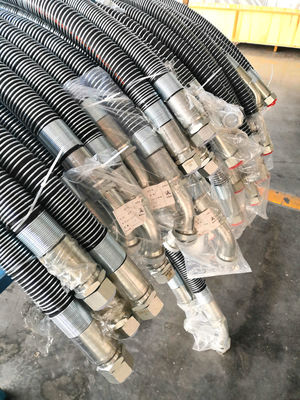 Excavator ไฮดรอลิก Rock Breaker Piping Kit Pipe Clamp ไฮดรอลิก น้ํามันลําเลียงท่อ