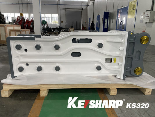 KS320 เครื่องบดเครื่องขุดไฮดรอลิกชนิดสูงสุด กว้าง 155 มม