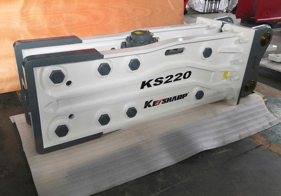KS220 เครื่องขุดหินแบบไฮดรอลิกชนิดสูงสุด เครื่องบดหิน ISO ยอมรับ