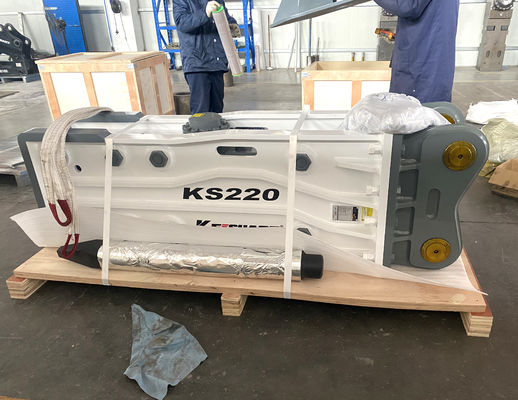 KS220 เครื่องขุดหินแบบไฮดรอลิกชนิดสูงสุด เครื่องบดหิน ISO ยอมรับ
