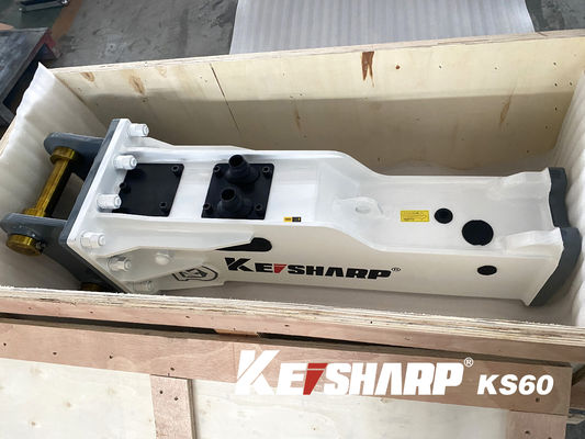 KEISHARP KS60 Box Type Hydraulic Breaker สําหรับเครื่องขุดขนาดเล็ก