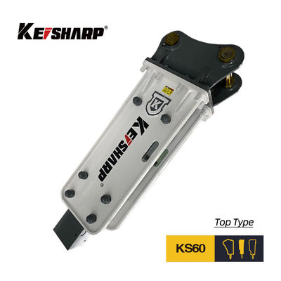 KS60 Cap Mounted Excavator Hydraulic Breaker ผู้ให้บริการทางแก้ไขการทําลายของท่าน