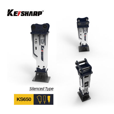 KS650 Excavator Hydraulic Breakers เครื่องบดเครื่องบดสําหรับงานถม