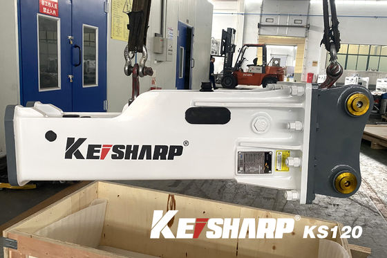 KS550 200mm Chisel Box Type Excavator เครื่องหักไฮดรอลิกสําหรับเหมืองแร่ / โลหะ