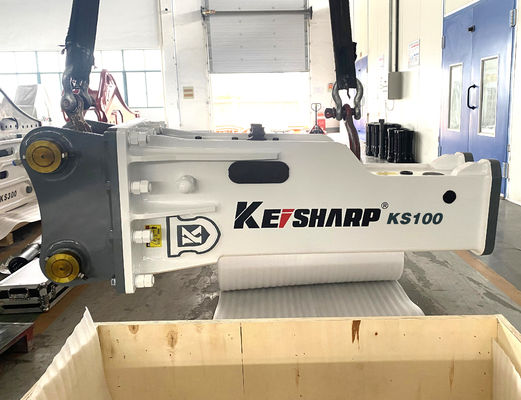 KS550 200mm Chisel Box Type Excavator เครื่องหักไฮดรอลิกสําหรับเหมืองแร่ / โลหะ