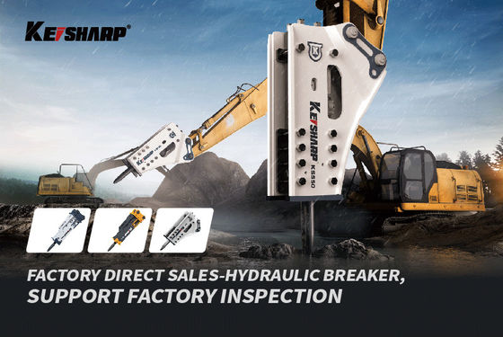KS600 Keisharp ปิดเสียงแบบไฮดรอลิก Breaker Hammer KS60 KS80 KS100