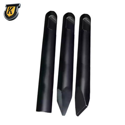 155 มิลลิเมตร ไฮดรอลิกฮามมาร์ Chisel 27 ตัน 35 ตัน Excavator Breaker Chisel ISO9001 ยอมรับ