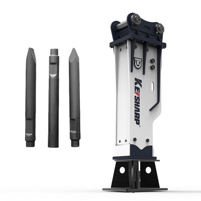 SB50 SB81 สําหรับเครื่องขุด 25 ตัน ผ่านบอลท์ หินแหลมหินไฮดรอลิก Breaker Hammer