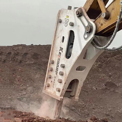 5350Kg Excavator Hydraulic Crushing Breaker การออกแบบที่ทันสมัยเพื่อประสิทธิภาพการก่อสร้าง