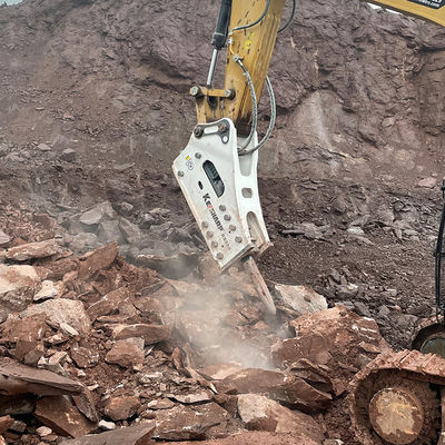 CE Certified Impact Hydraulic Top Breaker Rock Drill Attachment สําหรับการบดหิน
