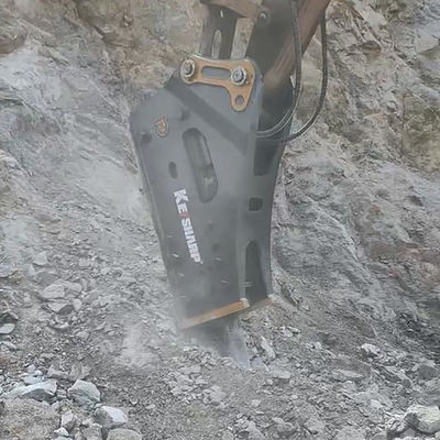 CE Certified Impact Hydraulic Top Breaker Rock Drill Attachment สําหรับการบดหิน
