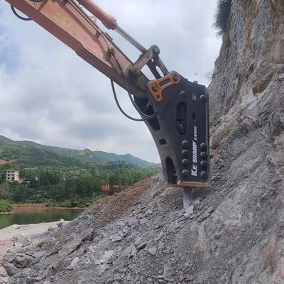 CE Certified Impact Hydraulic Top Breaker Rock Drill Attachment สําหรับการบดหิน