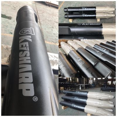 เครื่องหักไฮดรอลิกประเภทกล่องสําหรับการก่อสร้างภาระหนักด้วยสับสนธิทนทานการสวมใส่และ 155Mm Chisel สําหรับผลงานที่ดีกว่า