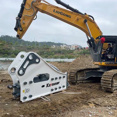 KS450 เครื่องบดหินแบบไฮดรอลิก ทนต่อการสวมใส่สําหรับเครื่องขุด 5250 kg