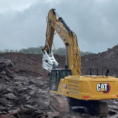 KS450 เครื่องบดหินแบบไฮดรอลิก ทนต่อการสวมใส่สําหรับเครื่องขุด 5250 kg