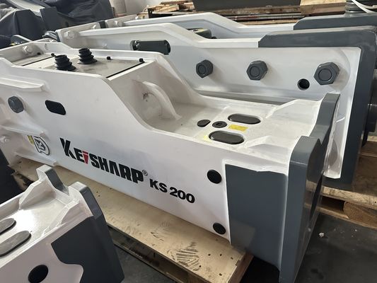 KS200 Box ประเภท 135mm Chisel Excavator ไฮดรอลิกบราคเกอร์