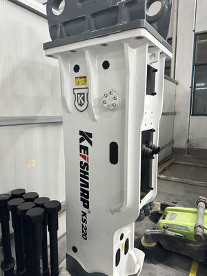 KS220 Box Type Hydraulic Breaker สําหรับเครื่องขุดขนาด 16-22 ตัน กว้าง 140 มม