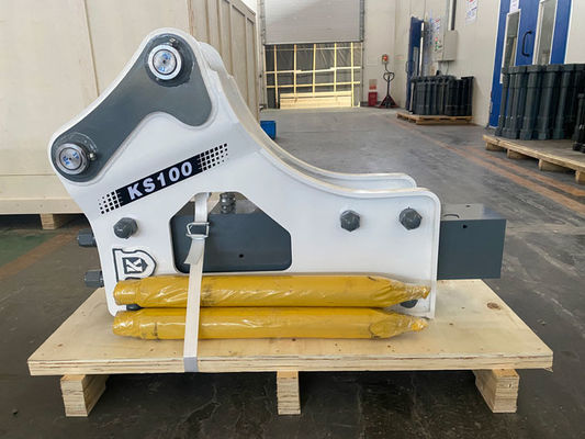 KS100 SIDE TYPE 395kg น้ําหนัก 1545mm ความยาว 85mm Chisel Hydraulic Breeaker