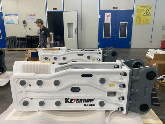 KS200 เครื่องหักไฮดรอลิกประเภทสูงสุด กว้าง 135 มม สําหรับเครื่องขุด 18-22 ตัน