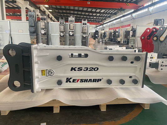 KS320 Top Type Rock Hydraulic Breaker Machine กว้าง 155 มิลลิเมตร