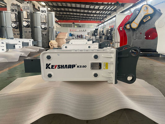 KS80 Top Type Rock Hydraulic Breaker Machine กว้าง 68 มิลลิเมตร