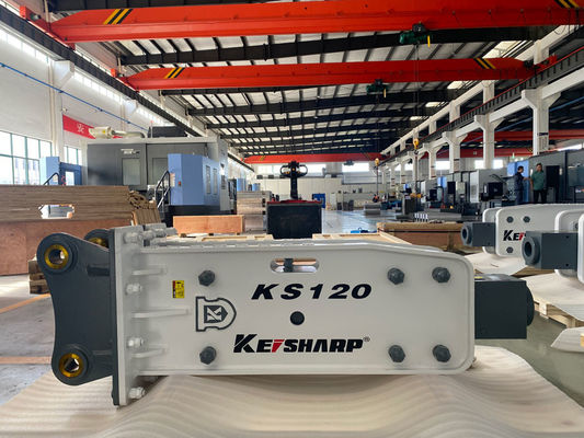 เครื่องหักหินแบบไฮดรอลิก KS120 แบบสูงสุด กว้าง 85 มม