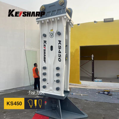 KS450 Excavator Hydraulic Breakers Heavy-Duty Demolition เครื่องตัดหุ้มแบบสูง
