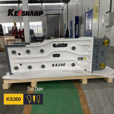 เครื่องขุด KS300 เครื่องบดหินแบบไฮดรอลิก เครื่องบดหินชนิดบน กว้าง 150 มม