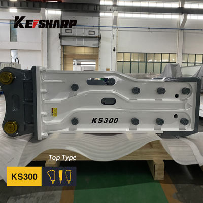 เครื่องขุด KS300 เครื่องบดหินแบบไฮดรอลิก เครื่องบดหินชนิดบน กว้าง 150 มม