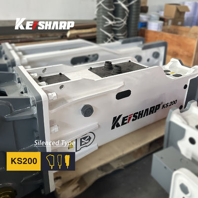 KS200 เครื่องหักไฮดรอลิกประเภทสูงสุด กว้าง 135 มม สําหรับเครื่องขุด 18-22 ตัน