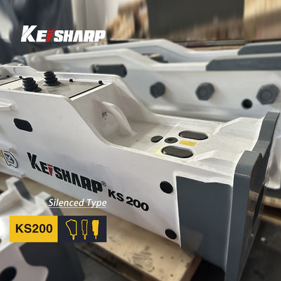KS200 เครื่องหักไฮดรอลิกประเภทสูงสุด กว้าง 135 มม สําหรับเครื่องขุด 18-22 ตัน