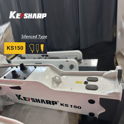 KS150 เครื่องบดไฮดรอลิกชนิดกล่อง / เครื่องบดไฮดรอลิกชนิดกล่องสําหรับการทําเหมืองแร่